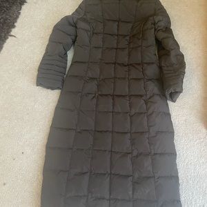 Calvin Klein full length puffer coat black size small